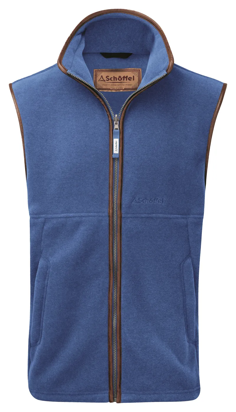 Schoffel Oakham Fleece Gilet Cobalt Blue